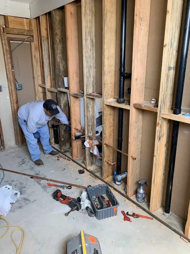 Commercial rough-in plumbing for Water Heater Replacement in East Harrisburg